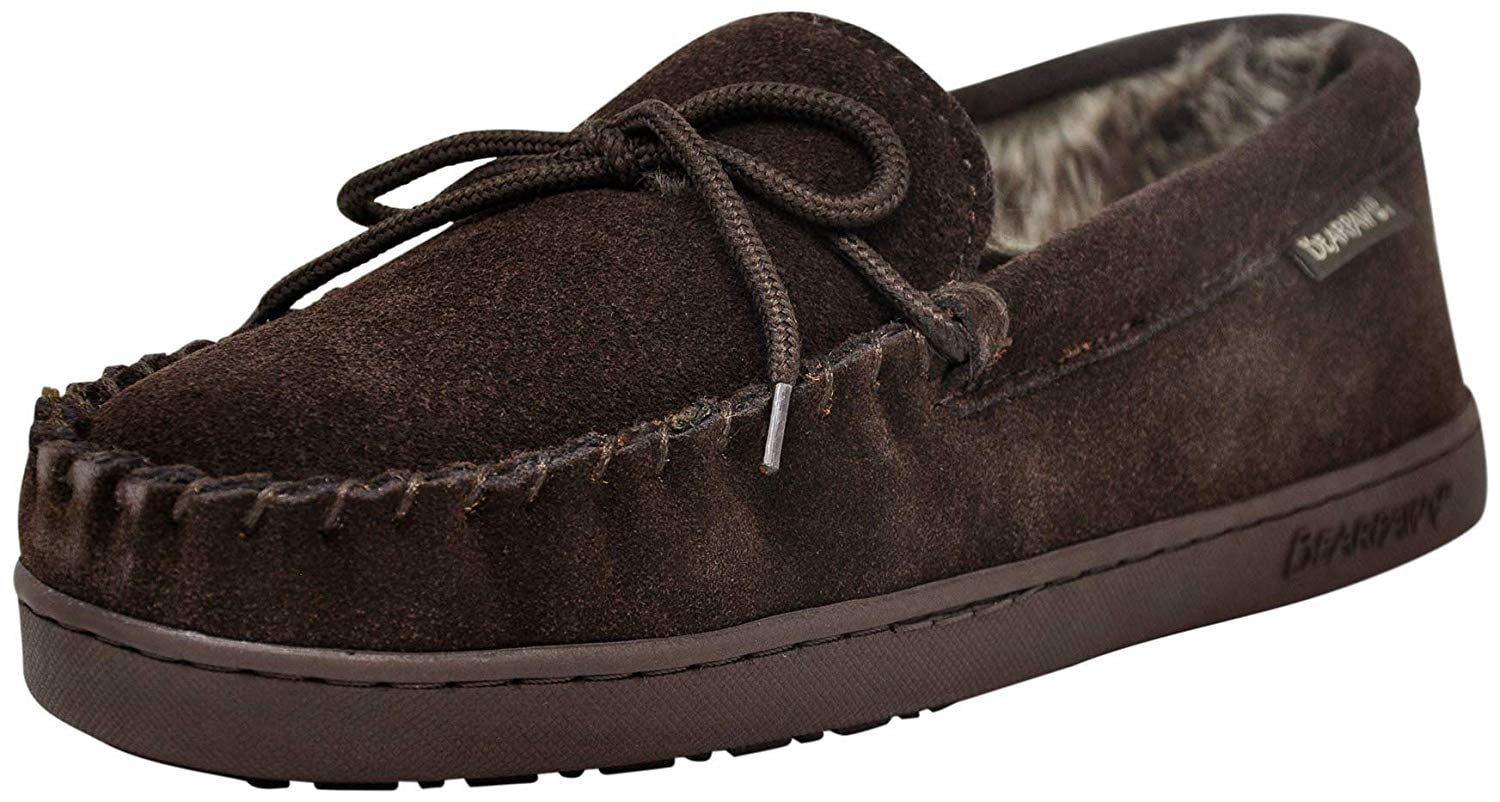 bearpaw mens moccasin slippers