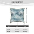 thumbnail image 4 of Fotbe enchanted winter snowflake holly Pattern Velvet Decorative Throw Pillow Covers with Elegant Piping, Soft Plush Cushion Cover for Sofa, Bed, Car, Office-16"x16", 4 of 8
