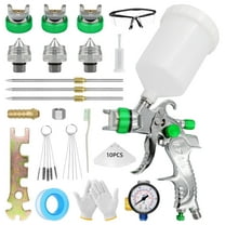 Sentryse Professional HVLP Spray Gun Set Gravity Feed Air Spray Gun with 1.4, 1.7, 2.0mm Nozzles for Auto Paint, Primer, Touch-Up