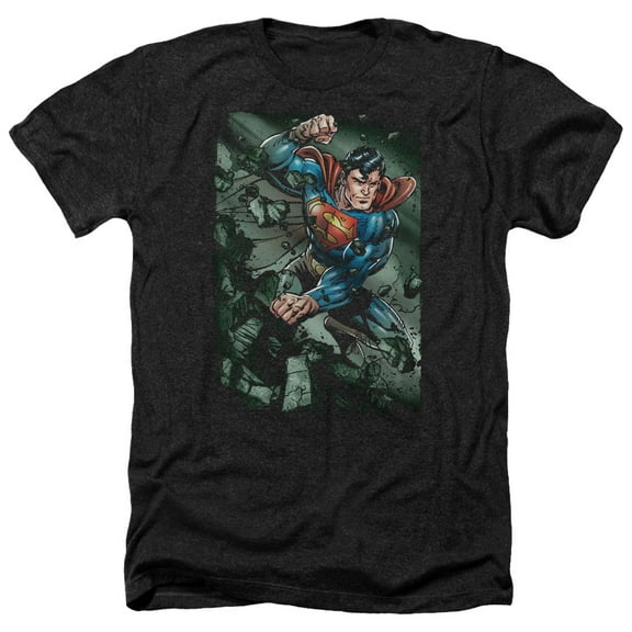 Superman - Indestructible - Heather Short Sleeve Shirt - Small