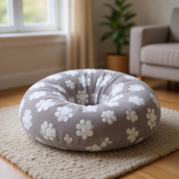 Zeiwohndc Polyester Round Pet Bed Cover Waterproof And Machine Washable Replacement