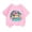 Pink, variant on LRen Girls Shirts Size 6 Girl Cute Print Round Neck Short Sleeve Tops Shirts Clothes Kids Girls Relaxed Fit Funny Tops Vacation Summer Tee Top