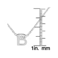 thumbnail image 4 of ELYA Jewelry Women's Initial Stainless Steel Necklace (18") - Letter B, 4 of 4