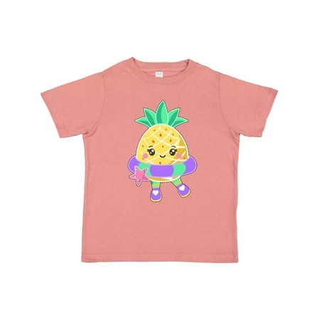 

Inktastic Cute Pineapple with Floatie Gift Toddler Boy or Toddler Girl T-Shirt