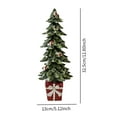 thumbnail image 4 of TISHITA Christmas Tree Figurine Christmas Decoration Table Centerpiece for Fireplace L, 4 of 6