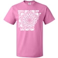 thumbnail image 3 of Inktastic Arkansas Silhouette Mandala T-Shirt, 3 of 5