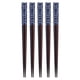 thumbnail image 1 of Palillos reutilizables, 5 pares de palillos, palillos de madera reutilizables, rendimiento probado, 1 of 8