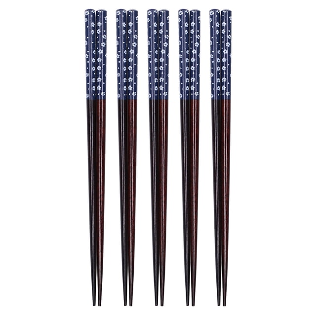 Wood Chopsticks,5 Pair Chopsticks Reusable Reusable Chopsticks Kitchen Tableware Finest Materials