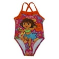 thumbnail image 2 of Nickelodeon Dora the Explorer Orange UPF 50 Swimwear for Infant Girls One Piece Swimming Suit, 2 of 2