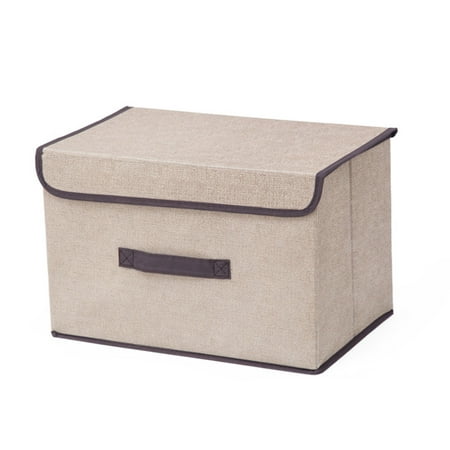 CAROOTU Foldable Storage Bins Storage Boxes with Lids and Handles ...