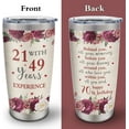 thumbnail image 5 of 70th birthday gifts for women Coffee Tumbler 20OZ - Best Gifts For 70 Year Old Woman - 70 Year Old Birthday Gifts For Women - 70th Birthday Mug Decorations For Women, 5 of 6
