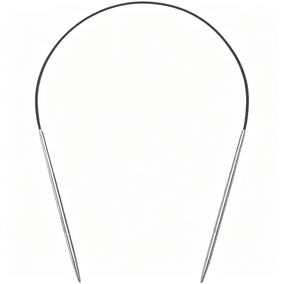 TUWAFE 16 Inch(40Cm)Circular Knitting Needles-Us Size 3(3.25Mm)Stainless Steel Round Knitting Needles for Hats,Socks&Baby Booties