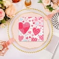thumbnail image 2 of Fuebueo Home Clearance 20 Pack Valentine's Day Paper Napkins Pink Watercolor Heart Disposable Luncheon Dinner Napkins for Party Supplies Table Decor, 2 of 6