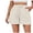 Beige, variant on Pitauce Summer Shorts for Women Comfy Drawstring Casual Elastic Waist Shorts Summer Beach Lightweight Short with Pockets on Clearance