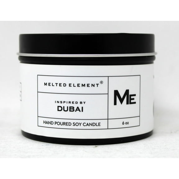 Melted Element Dubai Inspired Vision Soy Candle 6 Ounces