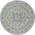 thumbnail image 4 of SAFAVIEH Beach House Orville Indoor/Outdoor Area Rug Cream/Blue, 5'3" x 7'6", 4 of 9