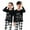 Black, variant on Boys T Shirt and Shorts Sets Cartoon Bunny Crewneck Pajamas Long Sleeve Pj'S Sleepwear Scrubs for Boy Set,Pink,100