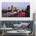 thumbnail image 1 of Atlanta Georgia Rush Hour Traffic at Dusk - Cityscape Canvas Print, 1 of 3
