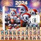 thumbnail image 2 of Calendario de Adviento de Navidad Caja sorpresa para el calendario de cuenta regresiva de Adviento de Navidad Caja sorpresa Colgante de panda de Año Nuevo Adornos para árboles de Navidad, 2 of 5
