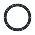 thumbnail image 6 of Kdxio Spaceships and Stars Print Elastic Stretch Steering Wheel Cover,Auto Steering Wheel Cover,15 Inch Anti-Slip,Warm in Winter and Cool in Summer,Fit Suvs,Vans Cars,Trucks, 6 of 7