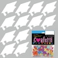 thumbnail image 3 of Confetti Grad Cap White - Pouch (1/2 oz) - CCP8413, 3 of 8