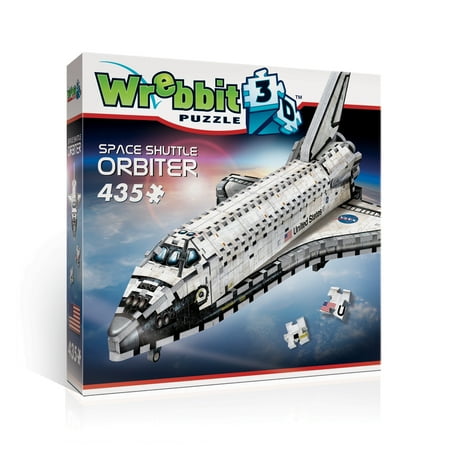 UPC: 0665541010088 | Wrebbit 3D – Space Shuttle Orbiter 435 Piece 3D Jigsaw Puzzle