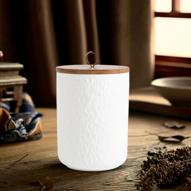 Recipiente Hermético para Almacenar Café En Grano, con Asa Ergonómica, Base Antideslizante, Apto para Uso Alimentario, de Cerámica Resistente a Altas Temperaturas, para Organizar La Despensa, Lza2410