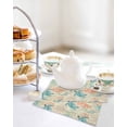 thumbnail image 4 of Teal Red Coastal Kitchen Dish Towels for Drying Dishes Set of 2, Summer Beach Nautical Sea Turtle Coral Starfish Waffle Weave Microfiber Hand Tea Bathroom Towels Quick Dry & Absorbent Towel 12x12, 4 of 7