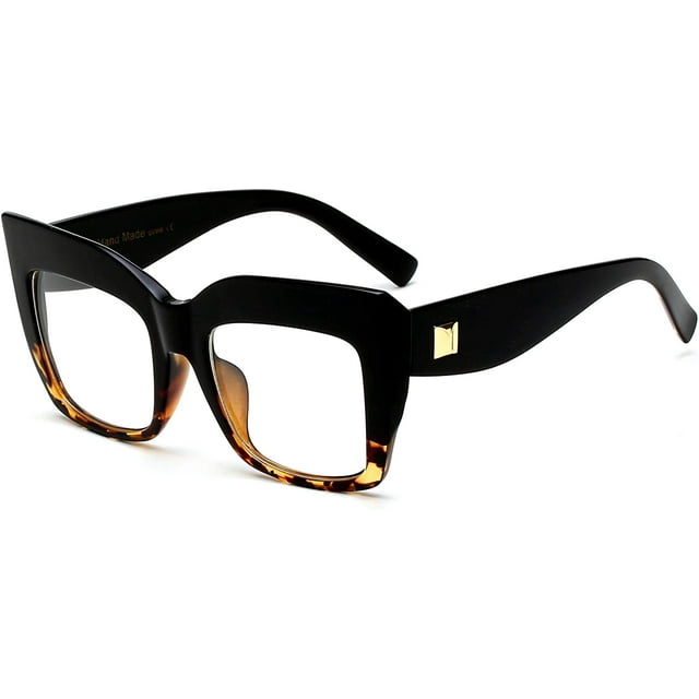 FEISEDY Lunettes Carrées Surdimensionnées pour Femmes B2475