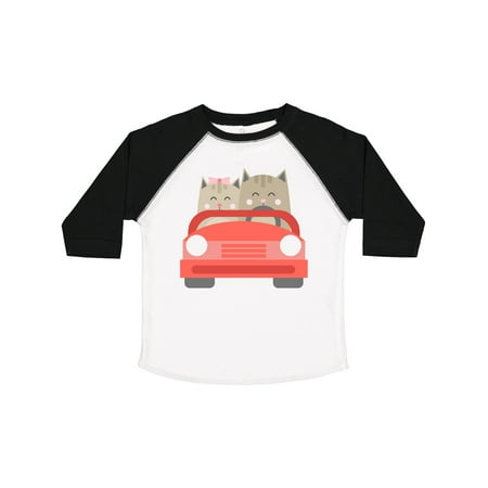 

Inktastic Cats in a Car Gift Toddler Boy or Toddler Girl T-Shirt