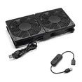 thumbnail image 5 of 5V USB Powered 120mm 1800PRM Gaming PC Fan 1 Speed Portable Cooling Fan Suitable for Tablet TV Receiver Router 2 Fan, 5 of 8