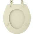 thumbnail image 2 of Achim Fantasia 17" Standard Wood Toilet Seat, Standard, Bone, 2 of 4