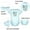 Blue, variant on iDzn Pack of 2, For This Child We Have Prayed & When God Made Me He Said Ta-Da Funny Rompers For Babies, Newborn Baby Unisex Bodysuits, Infant Jumpsuits, Toddler 0-24 Months Kids One-Piece Oufits