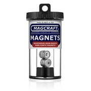 MAGCRAFT® CUP0301 - Rare Earth Cup Magnets, 0.5 in. Outside Diameter x 0.132 in. Inside Diameter x 0.165 in. Thick, N, 6-Count
