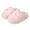 Pink, variant on 7-12Y Kids Fuzzy Slippers Boys Girls Warm Winter House Shoes Memory Foam Plush Cute Animal Bedroom Slides Indoor Outdoor Blue