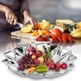 thumbnail image 4 of Fruit Dish, Large Capacity Wear-  Looking Fruit Container Snack Container Stainless Steel Fruit Tray, KTV for Celebrations Home Parties, 4 of 8