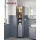 thumbnail image 2 of Mueble de baño VASAGLE, alto, con luces, 30 x 30 x 170 cm, color gris tórtola, 2 of 8