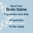 thumbnail image 4 of Life Extension Gummy Science™ Neuro-Mag® Magnesium L-Threonate, memory support, quick thinking, cognition, magnesium supplement, gluten-free, non-GMO, orange flavor, 60 gummies, 4 of 9