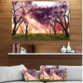 thumbnail image 3 of Designart 'Cherry Blossoms Japan Garden' Metal Wall Art, 3 of 3