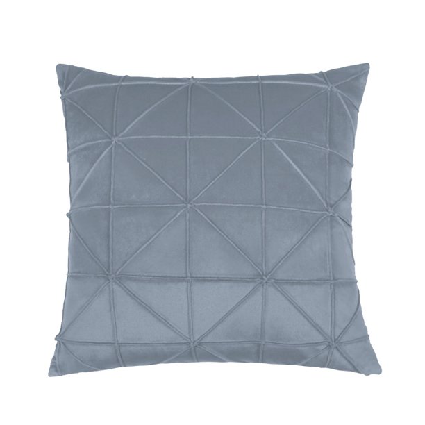 Funda Almohada con Elegante Dise?o Geom?trico, Funda Almohada Decorativa S?lida Terciopelo Suave, Funda Coj?n 18x18 Pulgadas/45x45cm Azul p?lido 1 piezas, 18 "x18" Unique Bargains Almohada Funda