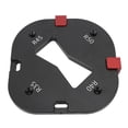 thumbnail image 2 of Round Corner Template, R35 R40 R45 R50 Corner Routing Plate Accurate Alignment Easy To Operate  for Woodworking Trimming, 2 of 7