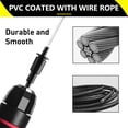 thumbnail image 3 of Jump Rope 2 Pack Tangle-Free with Ball Bearing Cable Speed Rope for Women Men Kids Skipping Rope for Exercise Fitness Adjustable Jumping Rope Workout with Memory Foam Handles, 3 of 4