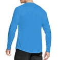 thumbnail image 2 of WELIGU Men's Long Sleeve Shirts Lightweight UPF 50+ T-Shirts Fishing Light Blue Size Male M, 2 of 6