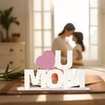 thumbnail image 6 of YWIYIUD 1PC Mother's Day Wooden Centerpieces Table Decoration, Happy Mother's Day Table Topper Sign Wood Craft Center Piece Decor for Mother's Day Party Birthday Gift Dinner Table Home Decor 4.7inch, 6 of 8