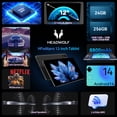 thumbnail image 3 of 12 inch Tablet Android 14 , HPad6 24GB RAM 256GB ROM Helio G99 Octa Core , 2K Display, 8800mAh, 3 of 14