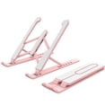 thumbnail image 2 of Seitruly Soporte para computadora portátil Soporte ajustable plegable antideslizante Soporte para computadora portátil Soporte de aluminio para Juegos de teclado y mouse para computadora, 2 of 8