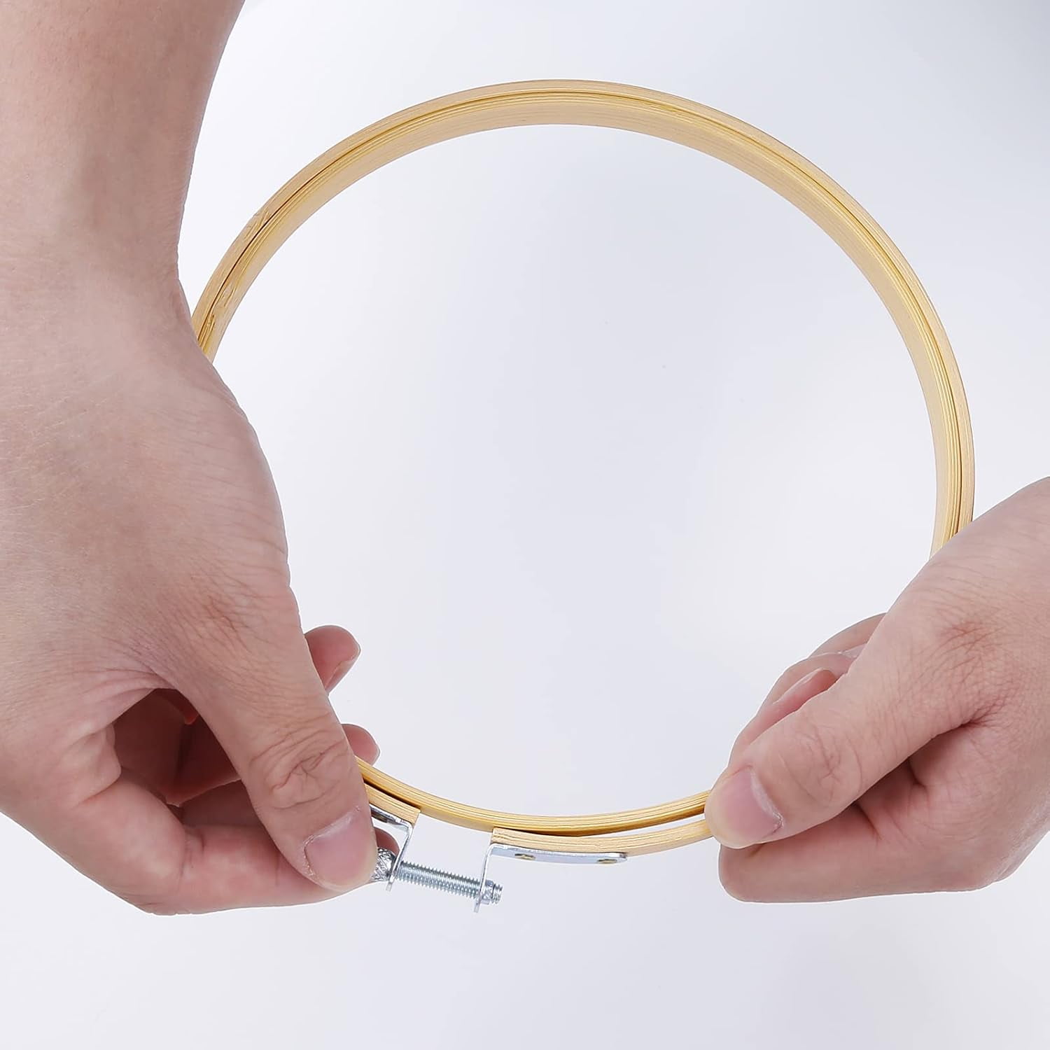 24 Pieces 6 Inch Embroidery Hoops Bulk, Cross Stitch Hoop Ring for Needlework Art Craft and Wall Decoration