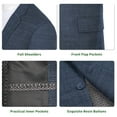 thumbnail image 4 of P&L Mens Sport Coat Classic Fit JacketStretch Plaid Blazer Stretch Blazer, 4 of 6