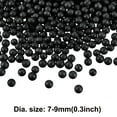 thumbnail image 3 of Uxcell Polystyrene Foam Ball Beads Round for the Arts, DIY Crafts, Party Decorations, Fillings of Vase Pillow Black 0.3inch, 3 of 5