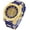 Gold Blue, variant on Techno Pave Hip Hop Inspired Mens Bling-Iced Watch - 52mm Case Size - Quartz Movement (7758 / GOLD/BLACK/BLACK)